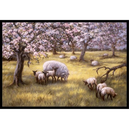 Carolines Treasures Sheep by Daphne Baxter Indoor or Outdoor Mat- 24 x 36 BDBA0133JMAT